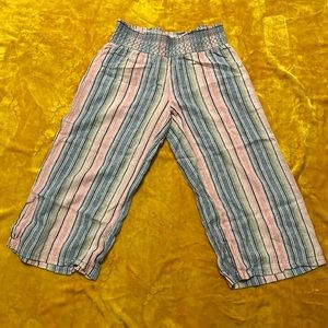 Cropped Wide Leg Capris